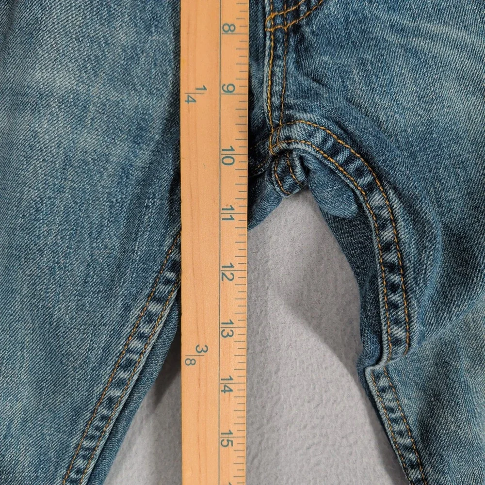 Levi's 514 Jeans Mens 34x32 Blue Straight Fit Denim Workwear Casual Everyday